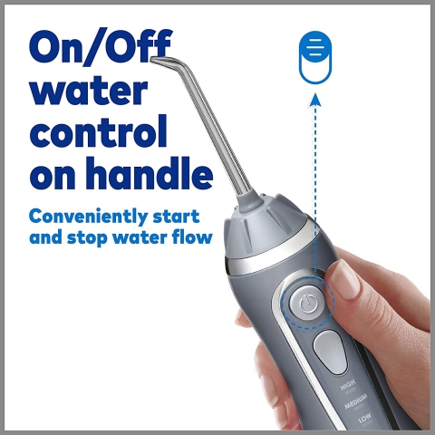Waterpik Cordless Advanced WP-567 arjl Az Duu (Gri)