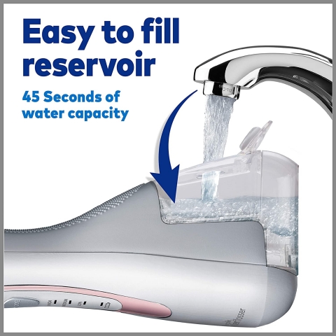 Waterpik Cordless Advanced WP-569 arjl Az Duu (Beyaz/Pembe)