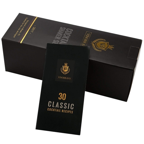 VB VINOBRAVO Boston Kokteyl Shaker Set (Rose Gold)