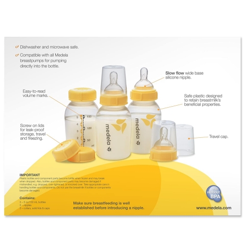 Medela Biberon Seti (3 Adet) (150ml)