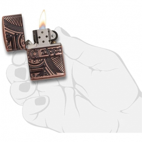 Zippo Armor Deep Carve �akmak