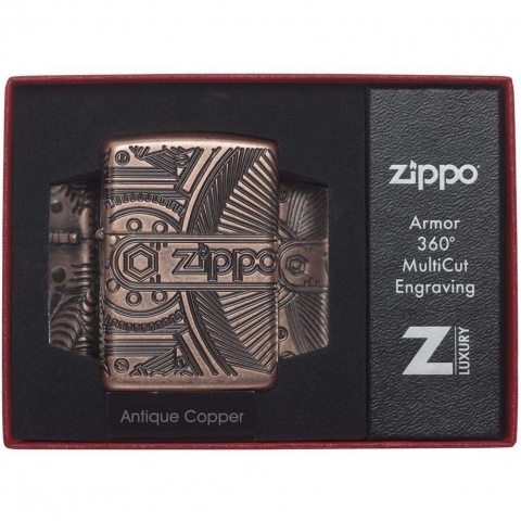Zippo Armor Deep Carve �akmak