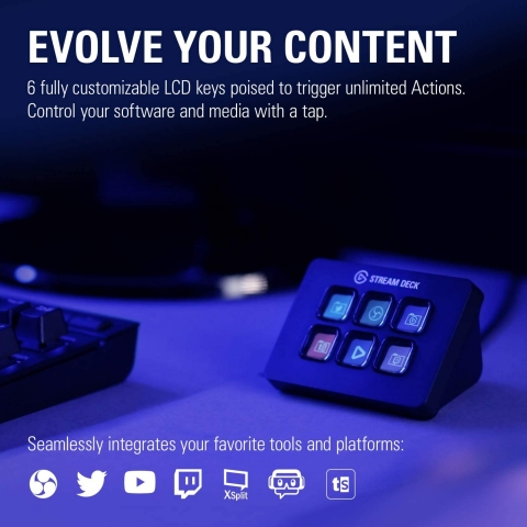 Elgato 6 LCD Tulu Stream Deck Mini
