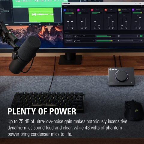 Elgato Wave XLR Mic to USB-C in Audio Mixer