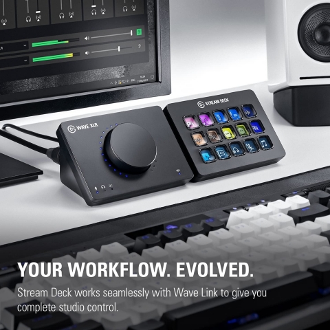 Elgato Wave XLR Mic to USB-C in Audio Mixer