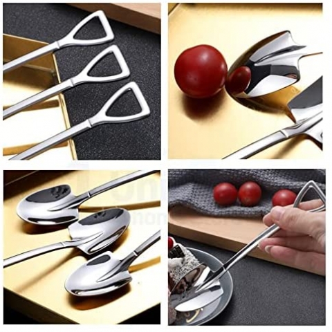 wjq&linyuzi 4'l� K�rek �eklinde Paslanmaz �elik Ka��k(Gold)