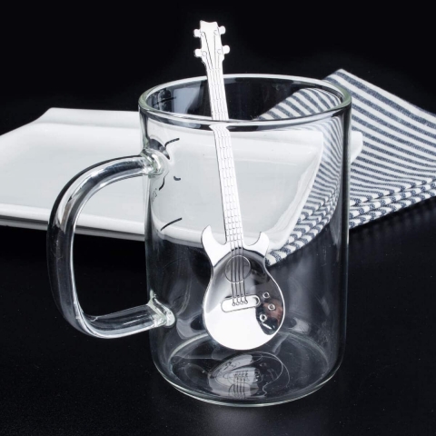 Solike 5'li Gitar �ekilli Paslanmaz �elik Ka��k(Renkli)