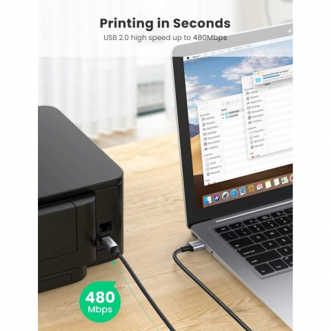 UGREEN USB Printer Kablosu (2M)