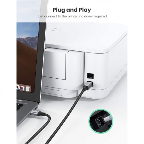 UGREEN USB Printer Kablosu (2M)