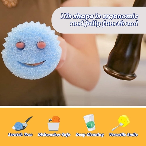 Scrub Daddy Bulak Sngeri (Mavi)