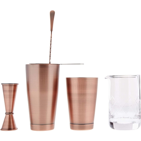 Barfly  3 Para Paslanmaz elik Shaker Seti (Bakr)