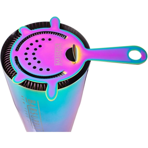 BARSUPPLY 4 Par�a Paslanmaz �elik Shaker Seti (Rainbow)