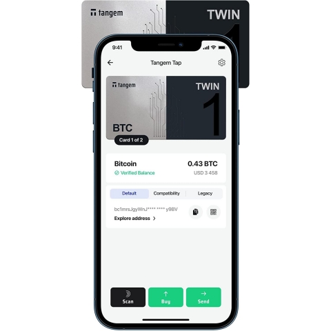 Tangem Bitcoin Kripto Para Czdan (Cold Wallet)