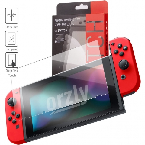 Orzly Nintendo Switch in Aksesuar Seti (Krmz)