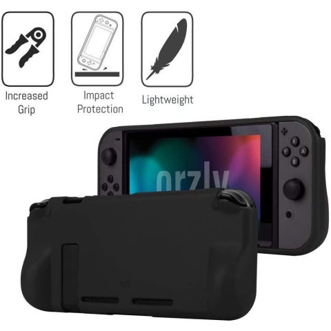 Orzly Nintendo Switch in Aksesuar Seti (Siyah)