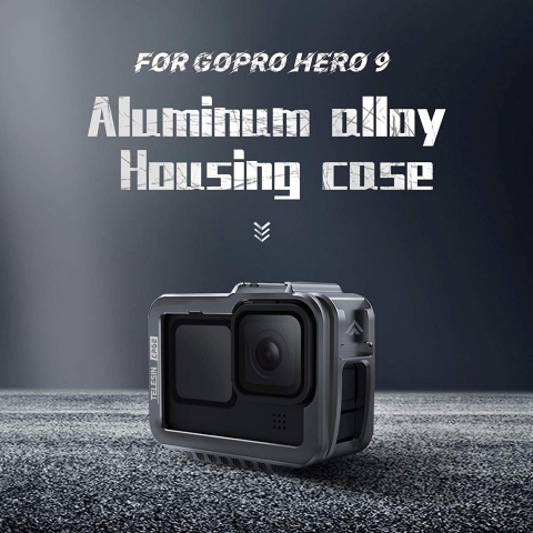 TELESIN GoPro Hero 10 in Aluminyum Koruyucu Monte Klf
