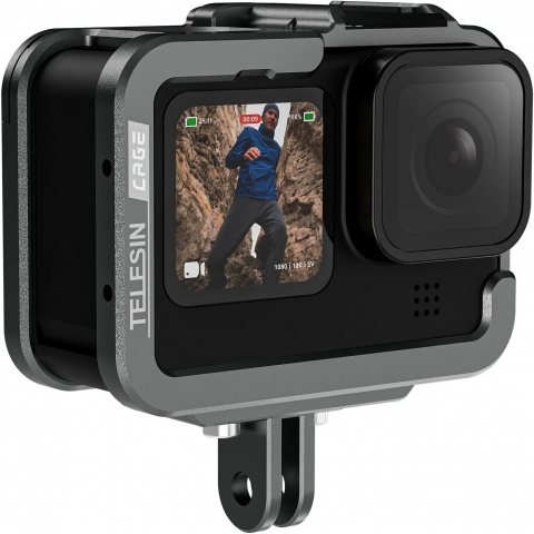 TELESIN GoPro Hero 10 in Aluminyum Koruyucu Monte Klf