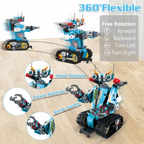 PANLOS STEM Robotik Kodlama Seti (Mavi)