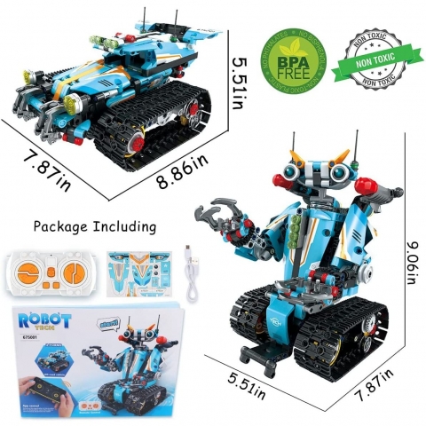 PANLOS STEM Robotik Kodlama Seti (Mavi)