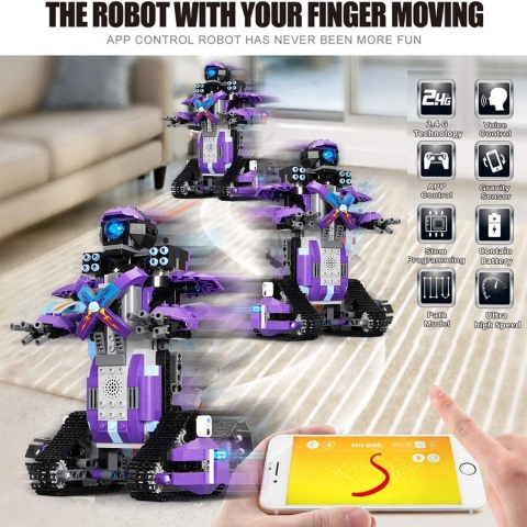 eirix STEM Robotik Kodlama Seti (Mor)