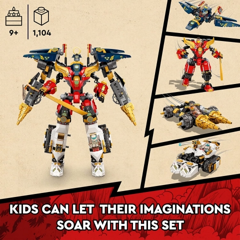 LEGO NINJAGO Ninja Ultra Combo Mech 71765 (1104 Para - 9 Ya)