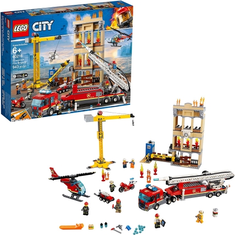LEGO City Downtown Fire Brigade 60216  (943 Par�a - 6 Ya�)