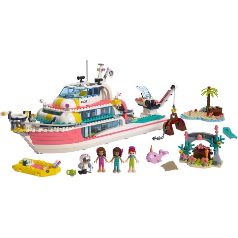 LEGO Friends Rescue Mission Boat 41381 (908 Para - 7 Ya)
