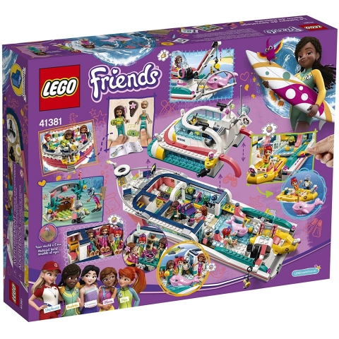 LEGO Friends Rescue Mission Boat 41381 (908 Para - 7 Ya)