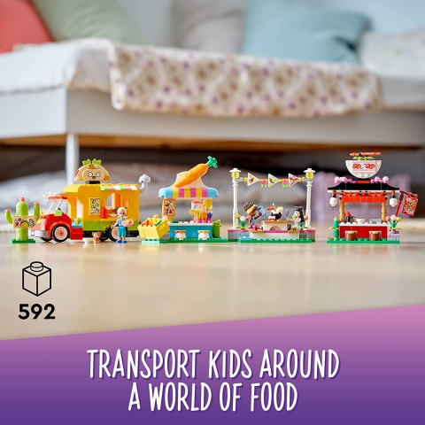LEGO Friends Street Food Market 41701 (592 Para - 6 Ya)