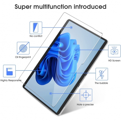 OMOTON Microsoft Surface Pro 8 Temperli Cam Ekran Koruyucu (3Adet)