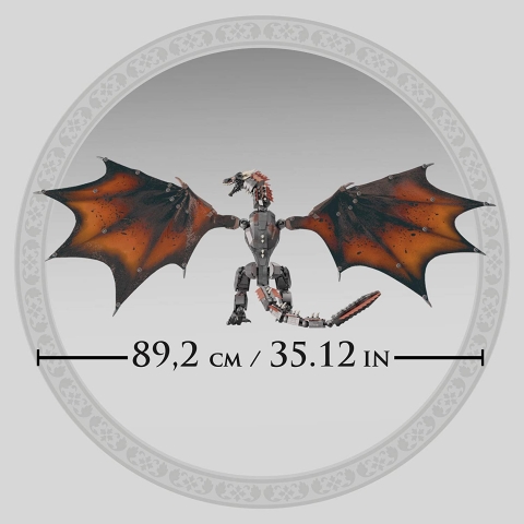 Mega Construx Game of Thrones Daenerys and Drogon (735 Para)