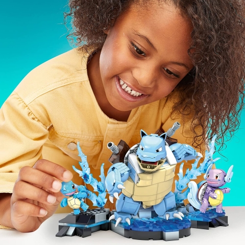 Mega Construx Pokmon Squirtle Evolution Set (379 Para)