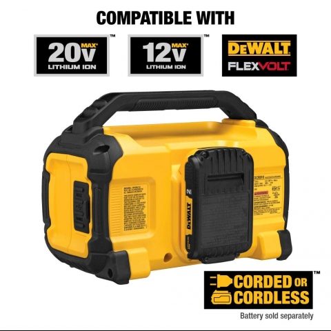 DEWALT DCR010 20V Maksimum Bluetooth Hoparlr