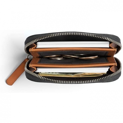 Bellroy RFID Korumal� Kad�n Deri C�zdan(Ye�il)