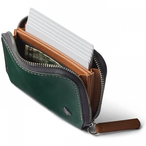 Bellroy RFID Korumal� Kad�n Deri C�zdan(Ye�il)