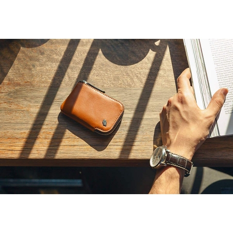 Bellroy RFID Korumal Erkek Deri Czdan (Yeil)