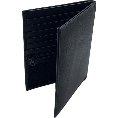 123 Cheap Checks RFID Korumal� Erkek Deri Pasaportluk (Siyah)