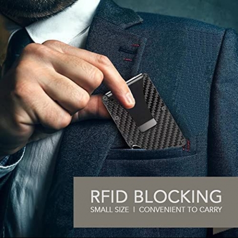 Generic RFID Korumal Erkek Alminyum Kartlk (Siyah)