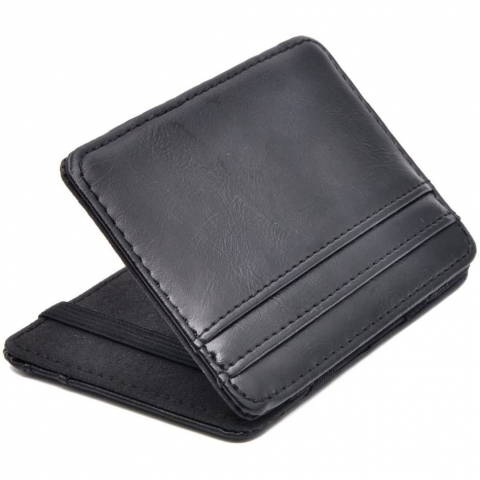 Generic RFID Korumal� Erkek Deri Kartl�k (Siyah)