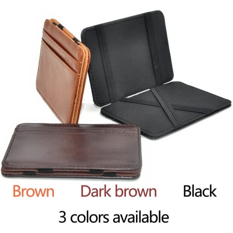 Generic RFID Korumal� Erkek Deri Kartl�k (Siyah)