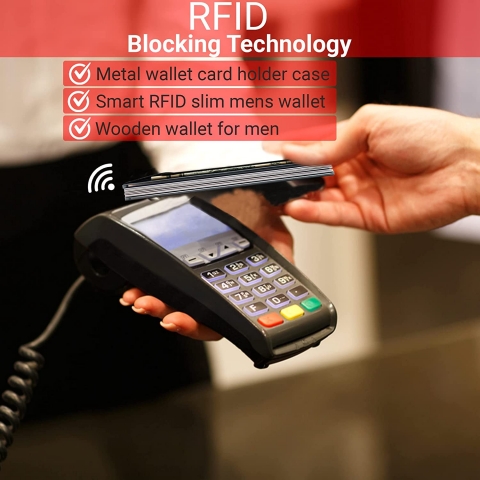 Generic RFID Korumal Erkek Alminyum Kartlk (Yeil)