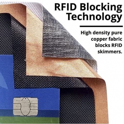 Flowfold RFID Korumal Erkek Nylon Pasaportluk (Yeil)