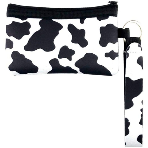 Ac.y.c RFID Korumal� Kad�n Deri C�zdan (Siyah Beyaz)