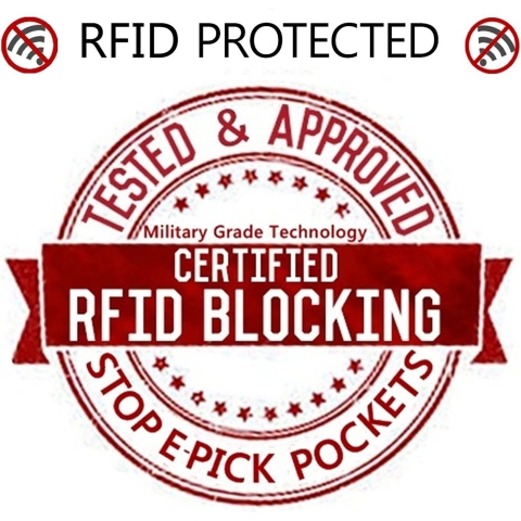 AurDo RFID Korumal Erkek Deri Czdan (Kahverengi)