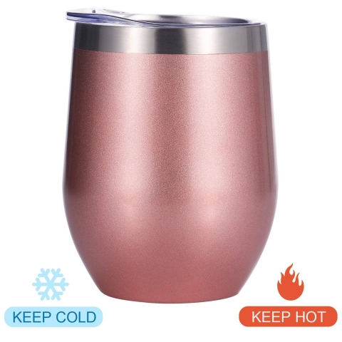 Skylety Paslanmaz �elik ��ki Termosu (2 Adet) (Rose Gold)