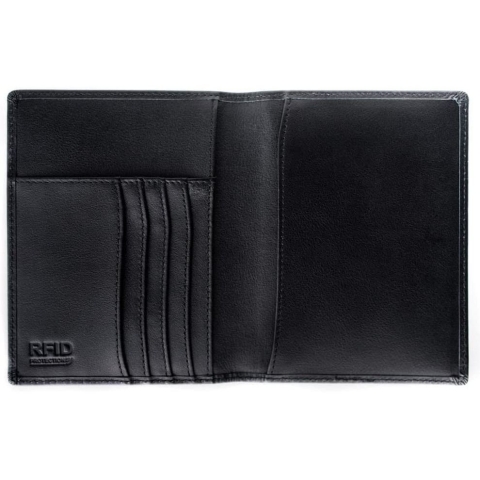 Inspiring Adventures RFID Korumal� Erkek Deri C�zdan (Siyah)