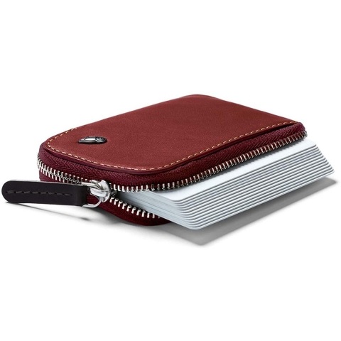 Bellroy RFID Korumal� Erkek Deri C�zdan (K�rm�z�)