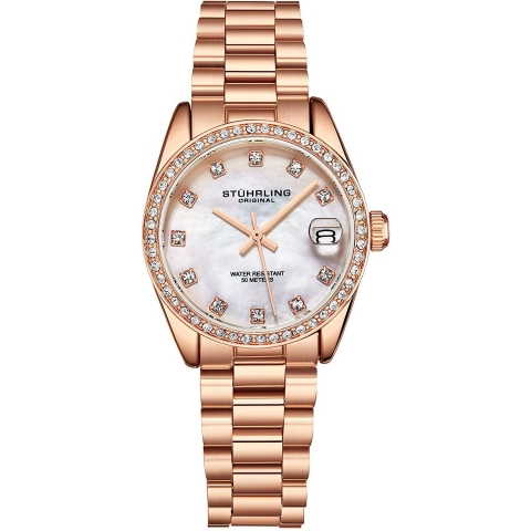 Stuhrling Original Womens Saat (Rose Gold)