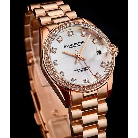 Stuhrling Original Womens Saat (Rose Gold)