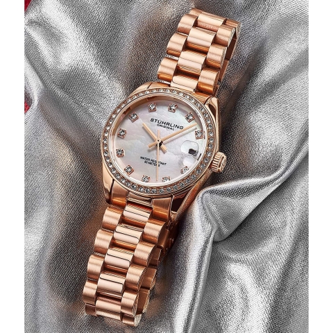 Stuhrling Original Womens Saat (Rose Gold)